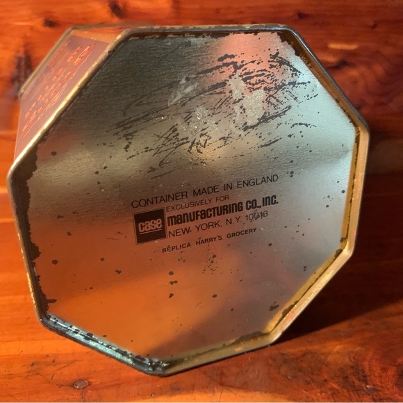 Vintage 90’s Tin J.R. Anthorn & Co. Unity Mills, NY Pure Sugar Made in ENGLAND - Picture 5 of 13